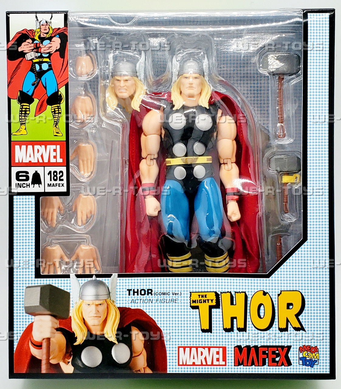 MAFEX マフェックス No.182 THOR ソー (COMIC Ver.) Amazon.com: MAFEX No. 182 THOR Thor (Comic Ver.) Total