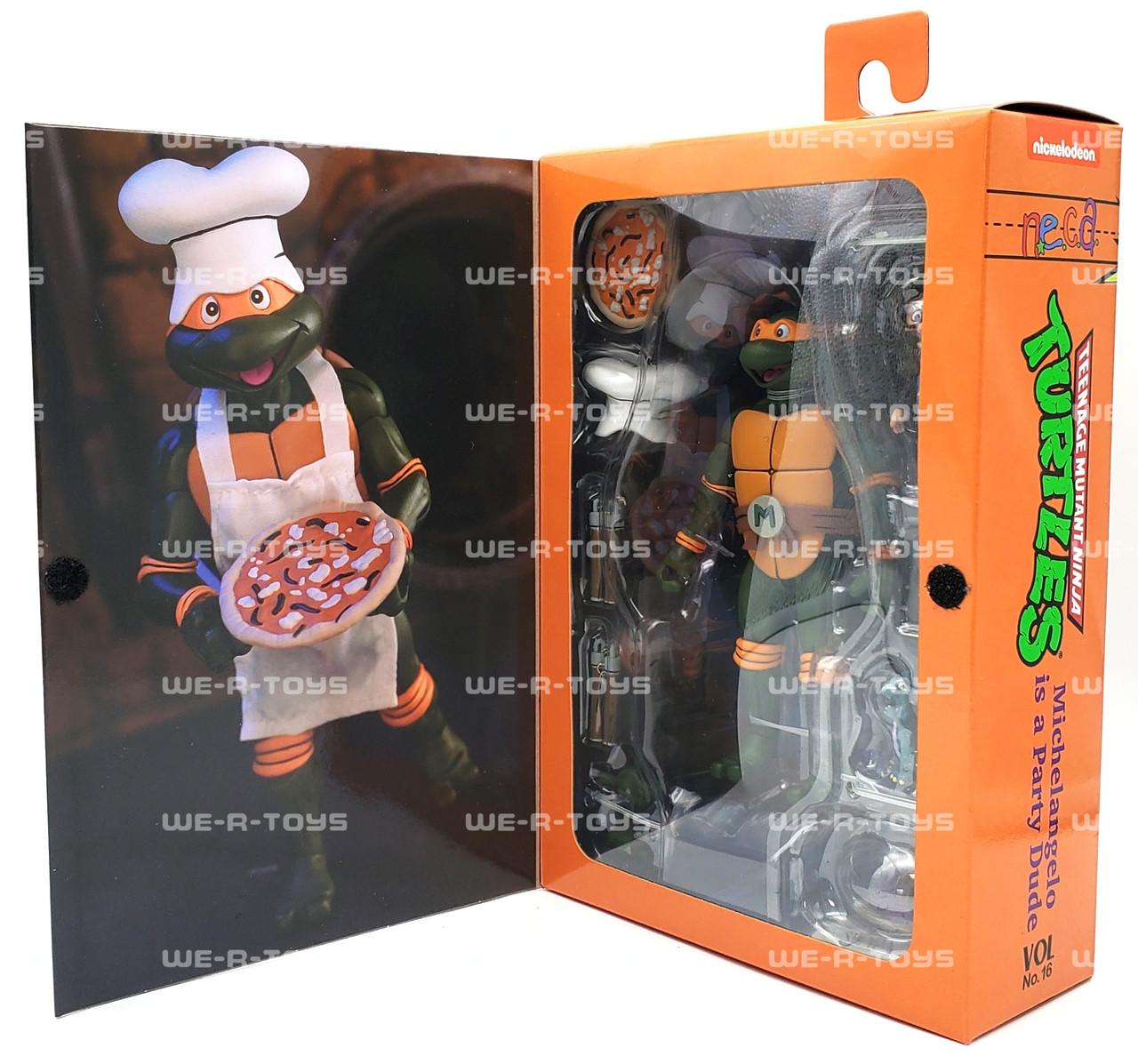 TMNT Pizza Club Michelangelo is a Party Dude Action Figure 2023