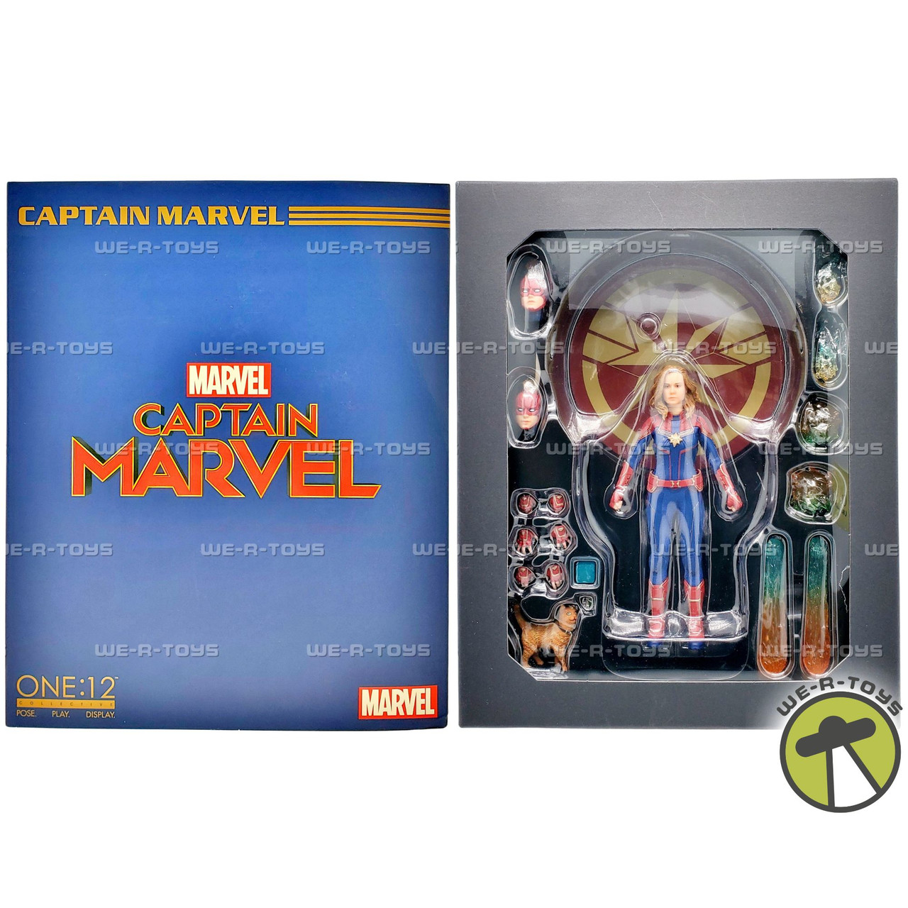 One:12 Captain Marvel and Goose Action Figures 2019 Mezco 76670