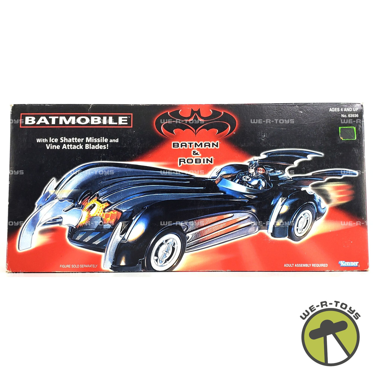DC Batman & Robin Batmobile Movie Edition 1997 Kenner #63936 - We