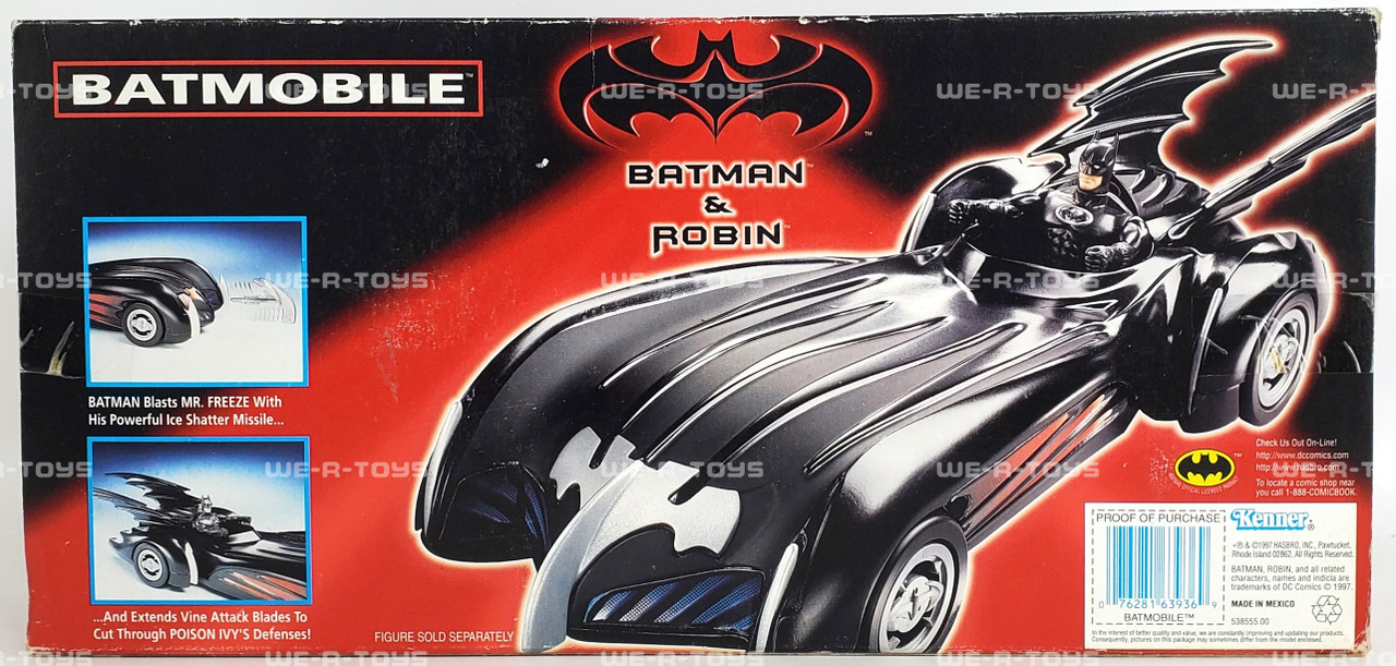DC Batman & Robin Batmobile Movie Edition 1997 Kenner #63936 - We