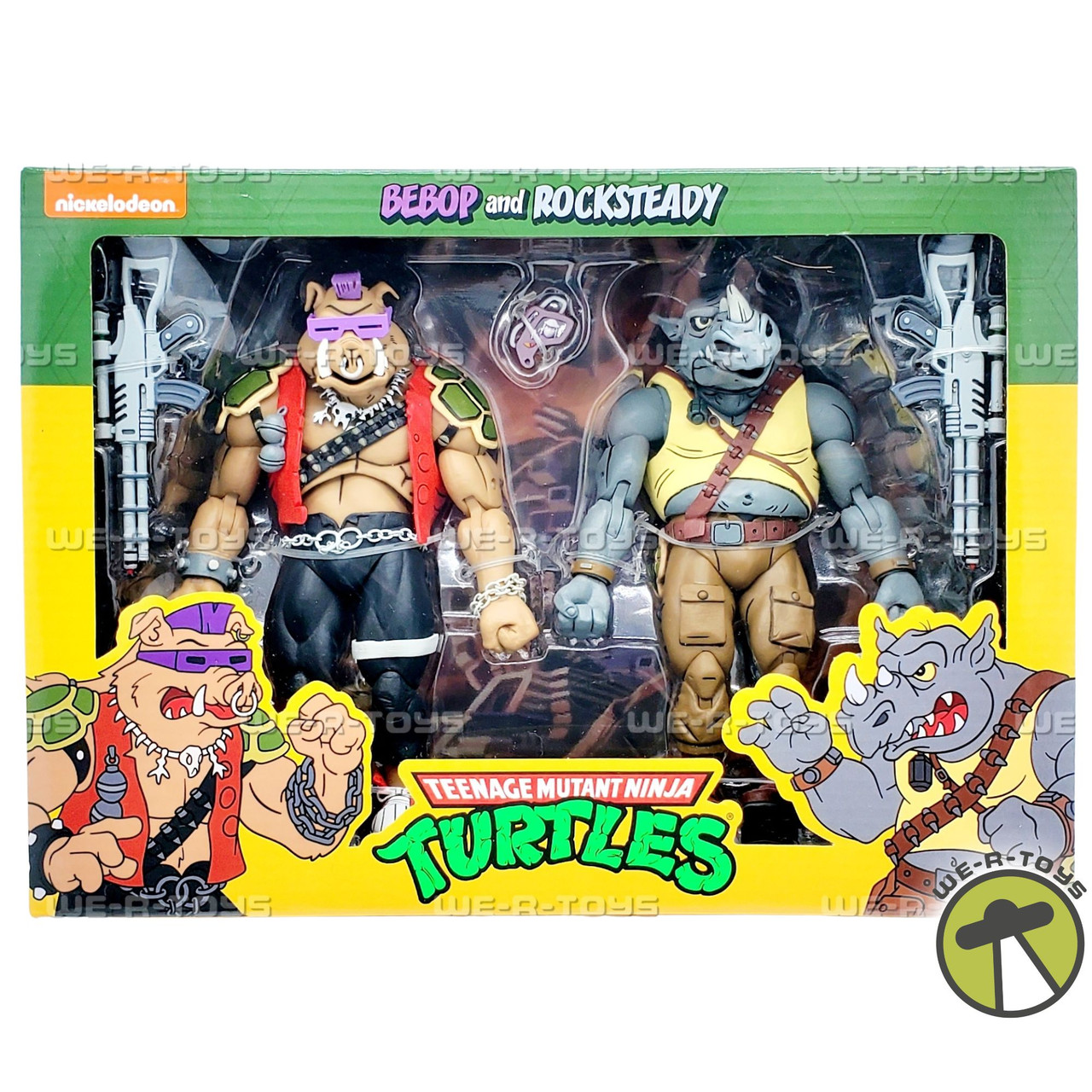 NECA Teenage Mutant Ninja Turtles Bebop and Rocksteady Action