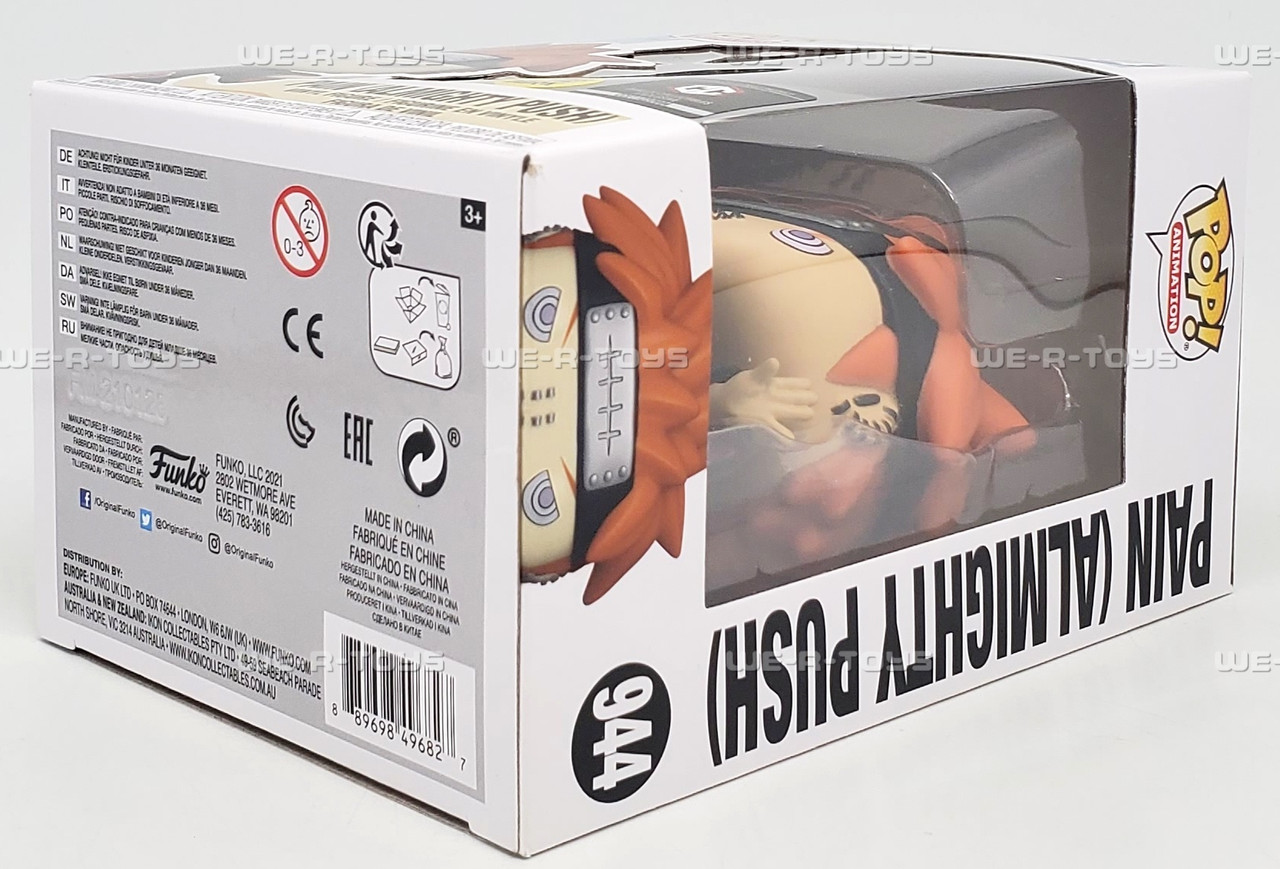 Funko Pop Animation Naruto Pain Almighty Push Exclusive GITD Vinyl