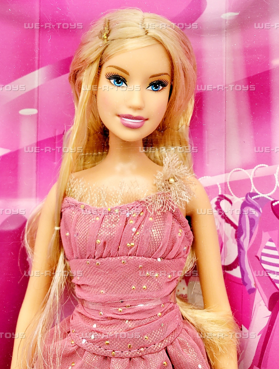 Fashion Fever Barbie Doll Pink Dress 2007 Mattel L3324 - We-R-Toys Fashion Fever Barbie Doll Pink Dress 2007 Mattel L3324 - We-R-Toys