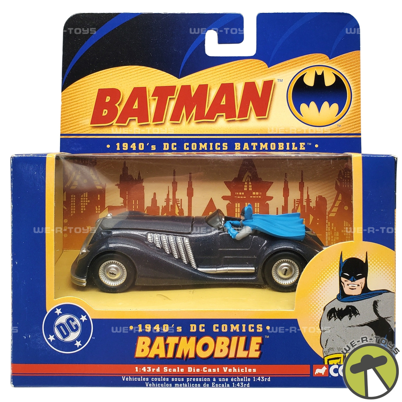Batman 1940's DC Comics BMBV2 Batmobile Die-Cast Vehicle Corgi