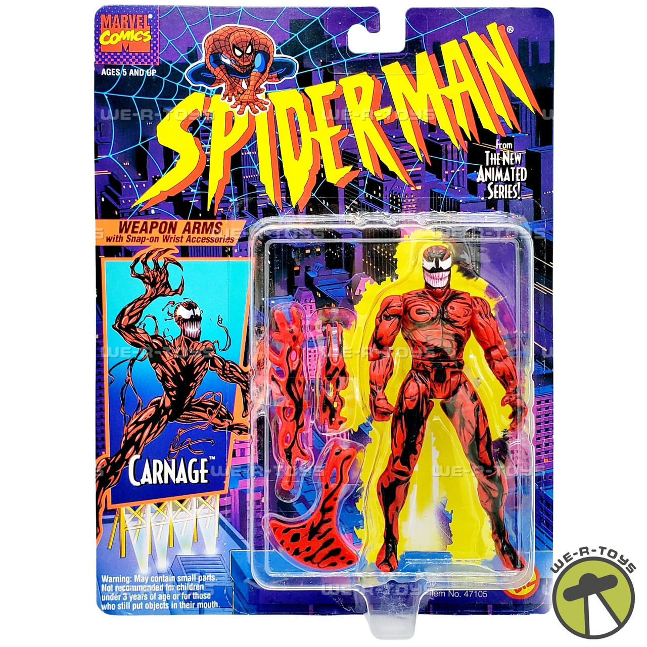 Marvel Spider-Man The Animated Series Carnage Action Figure 1994