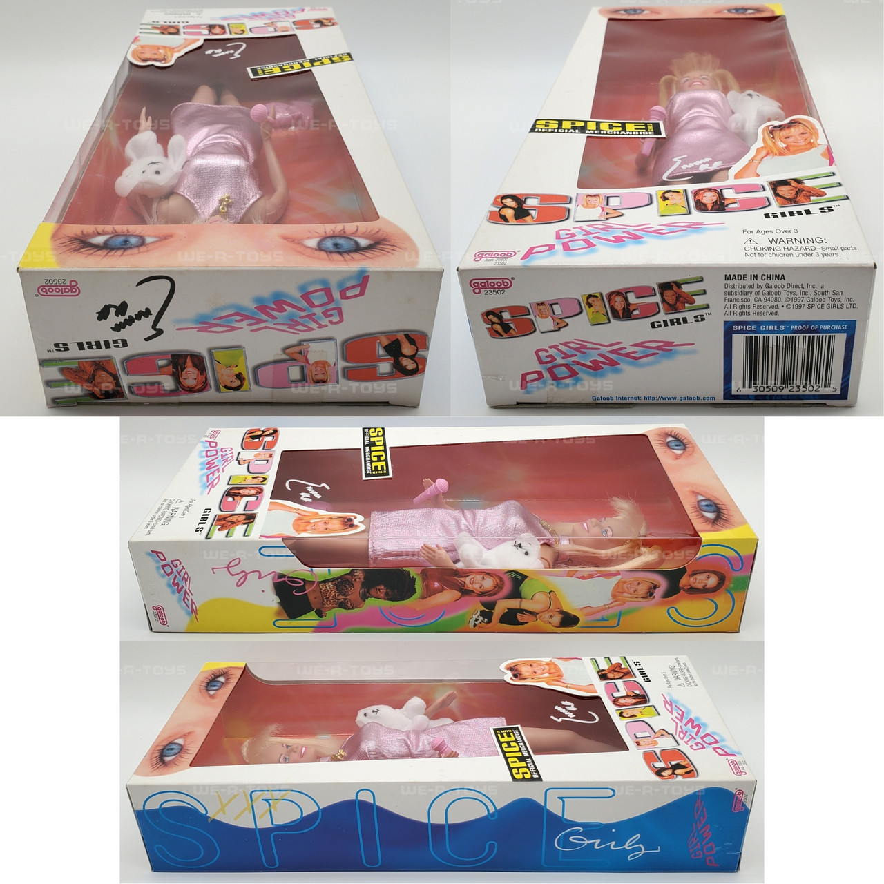 スパイスガールズ　フィギュア　5体セット　ガループ社　未開封　1997年製 Spice Girls Girl Power Set of 5 Dolls 1997 Galoob #23505