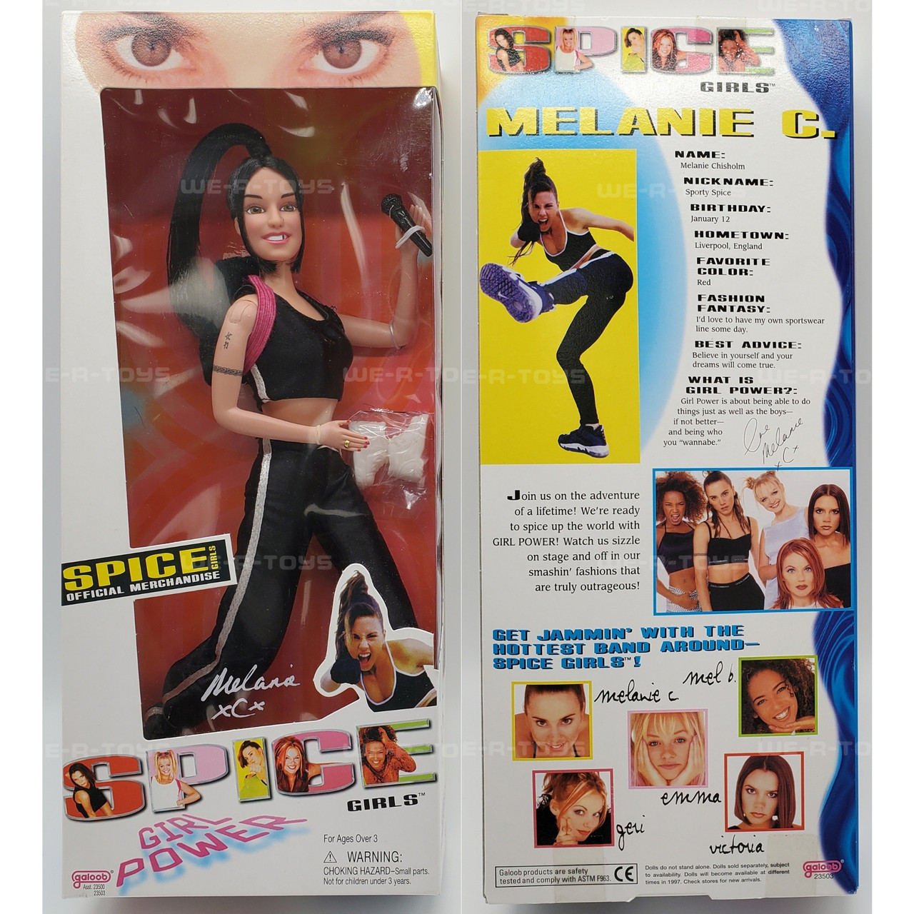 Spice Girls Girl Power Set of 5 Dolls 1997 Galoob #23505