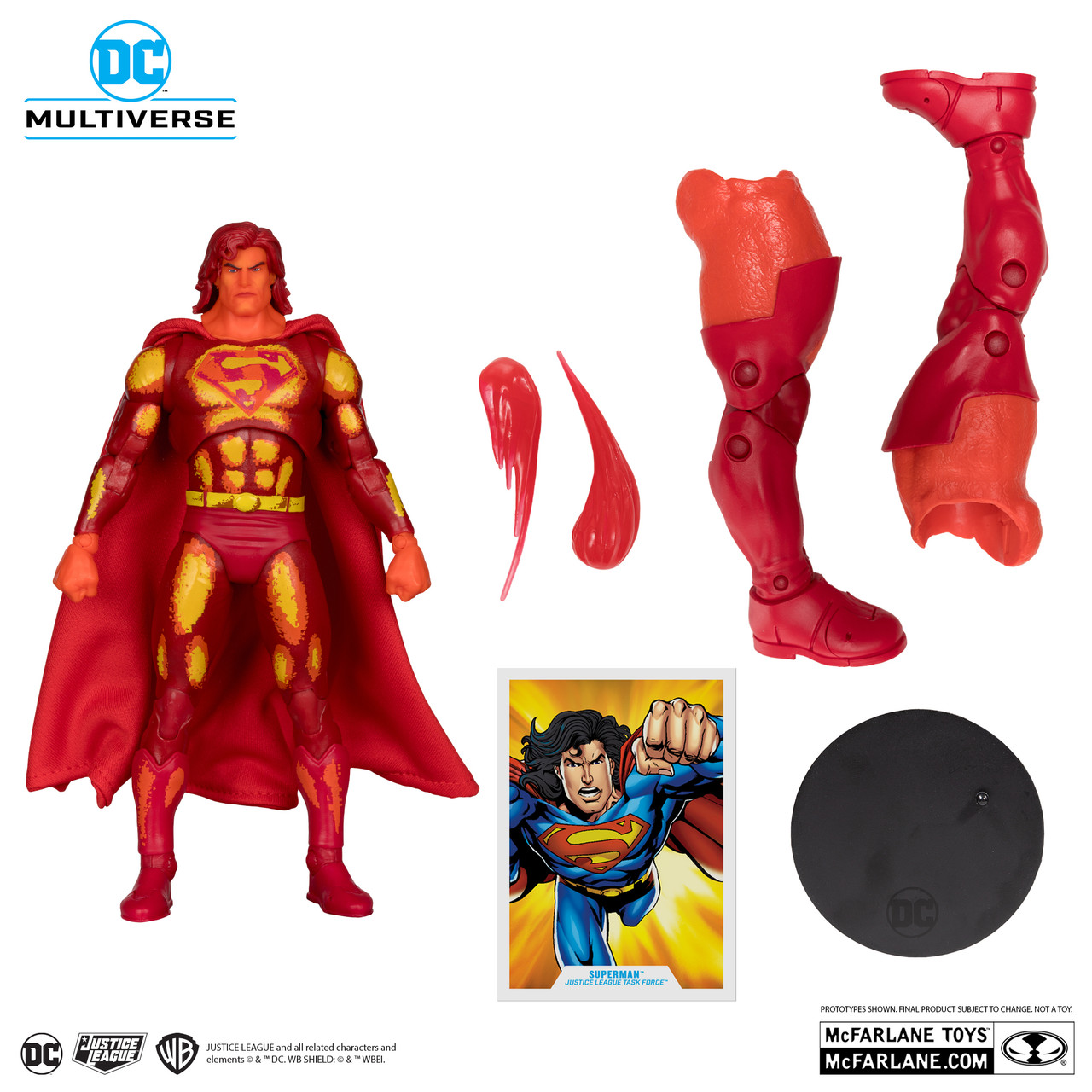 DC Multiverse Superman Justice League Task Force Platinum Chase