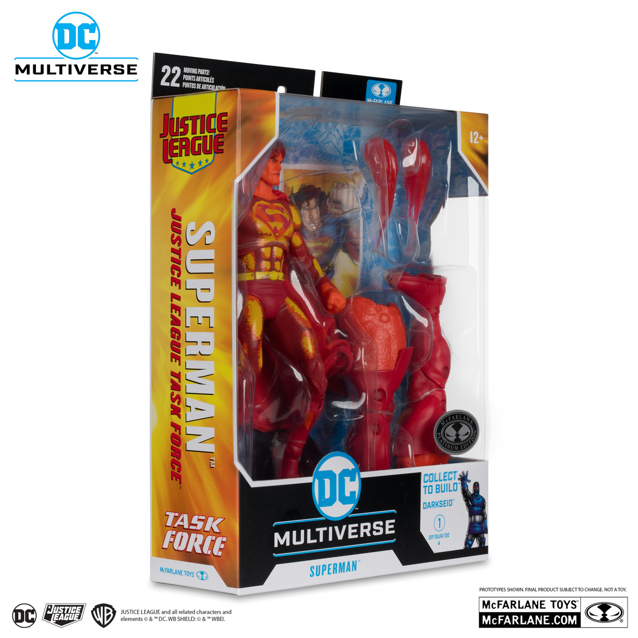 DC Multiverse Superman Justice League Task Force Platinum Chase