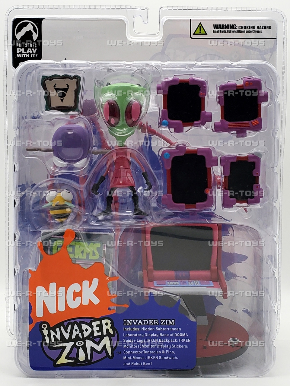 Invader Zim Series One of DOOM Action Figure 2004 Palisades Toys