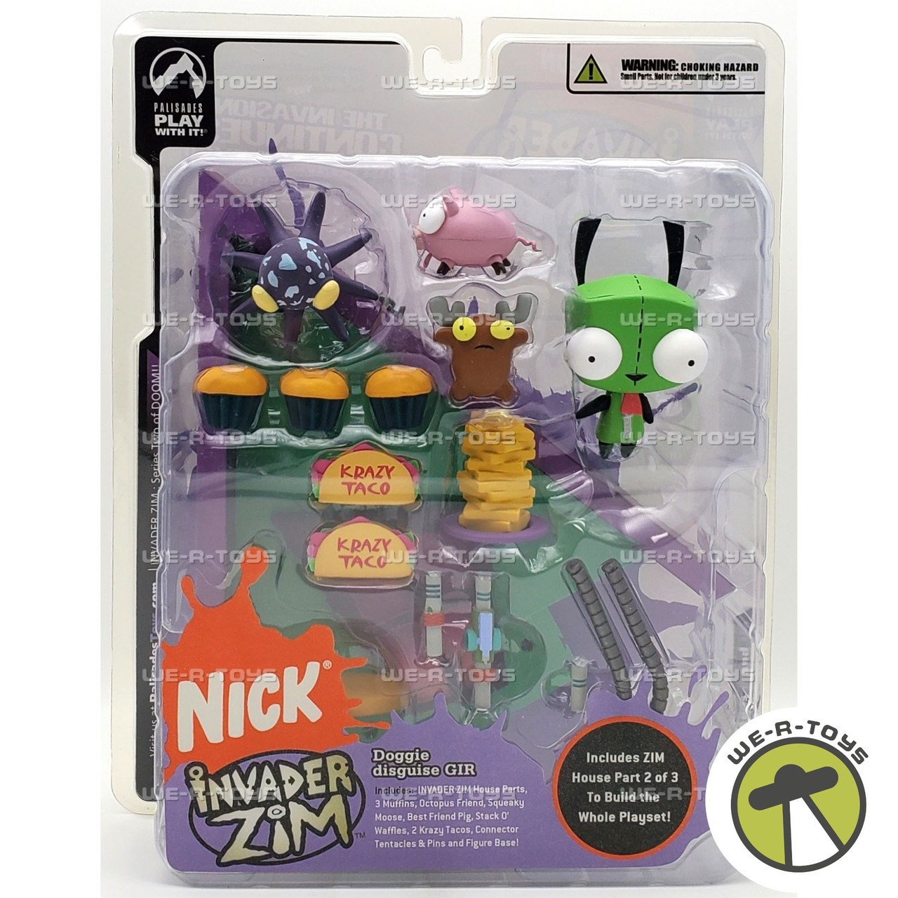 Invader Zim Doggie Disguise GIR Figure Series 2 of Doom Palisades