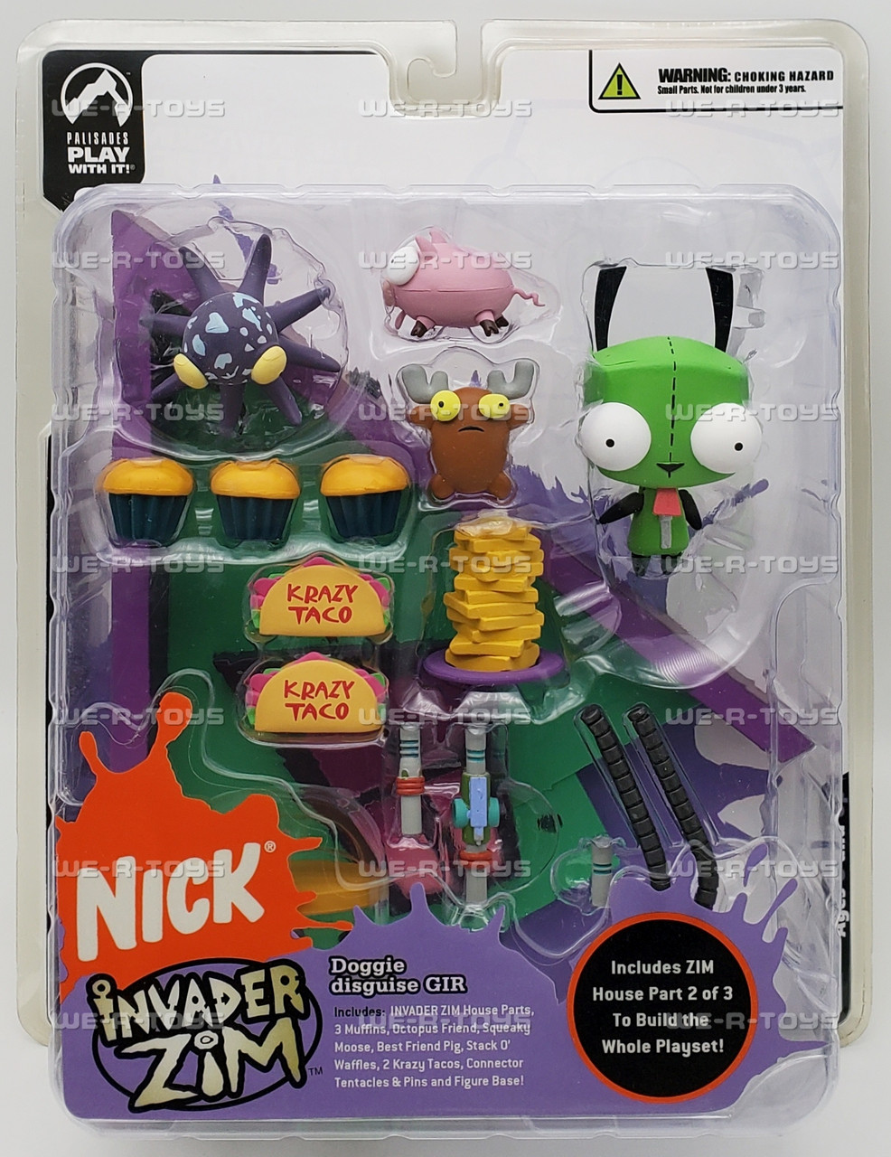Invader Zim Doggie Disguise GIR Figure Series 2 of Doom Palisades