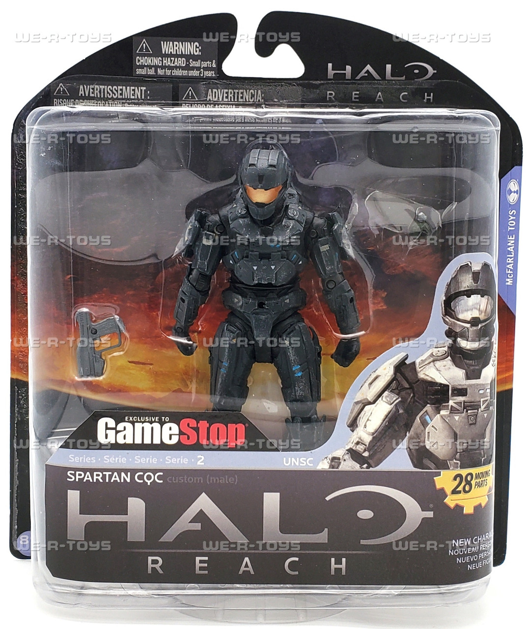 Halo Reach Spartan CQC Series 2 Action Figure 2011 McFarlane Toys
