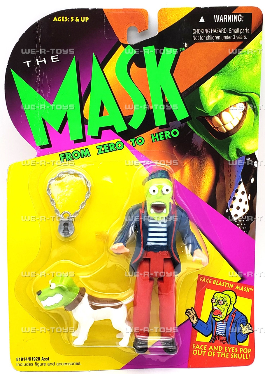 The Mask From Zero to Hero Face Blastin' Mask Action Figure 1994