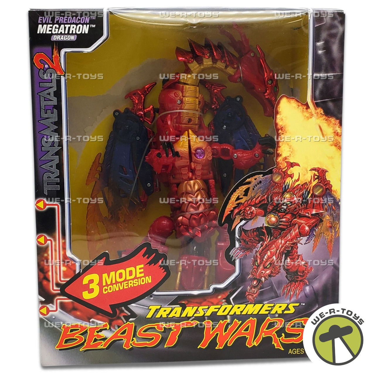 Transformers Beast Wars Transmetals 2 Evil Predacon Megatron