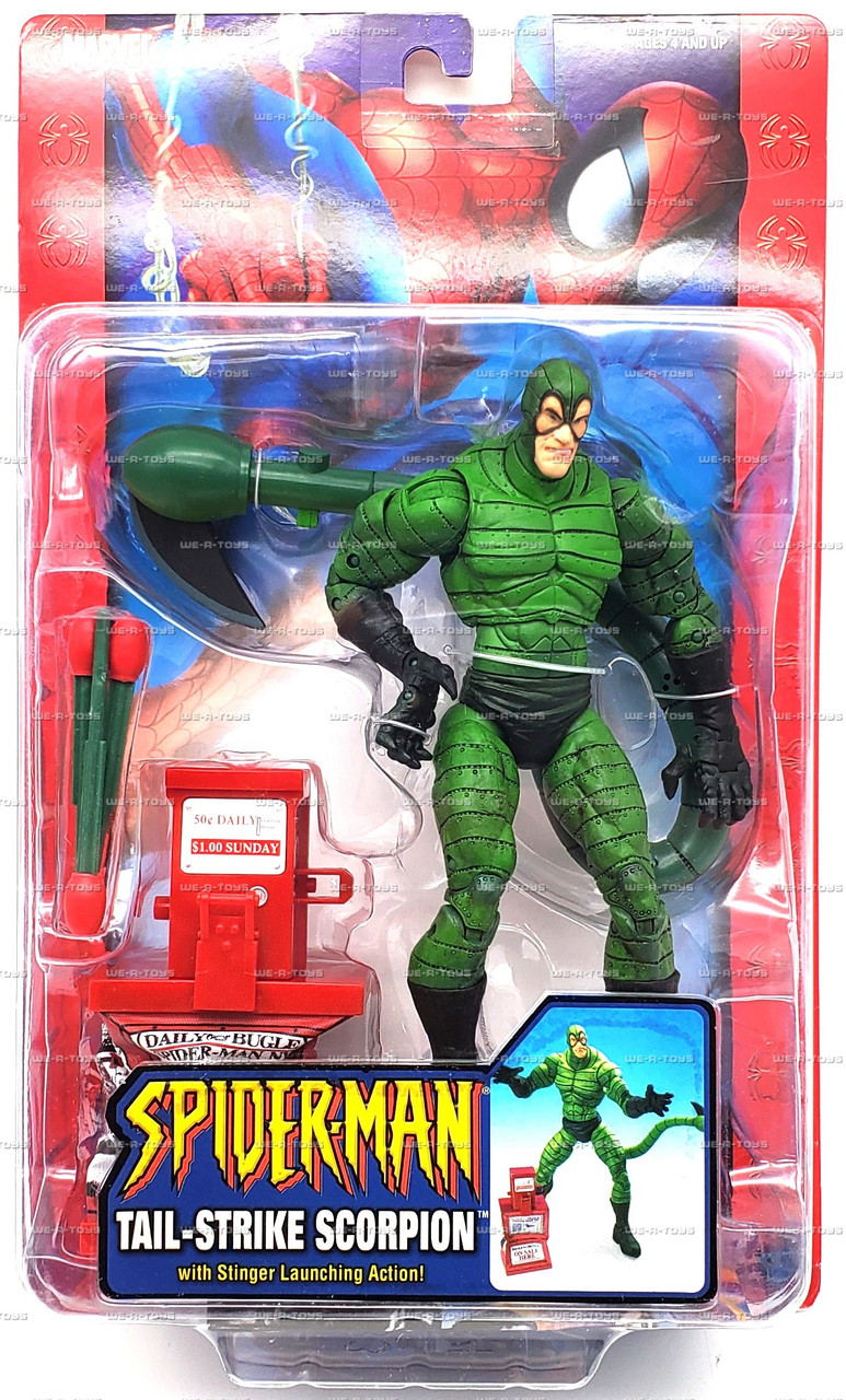 Marvel Spider-Man Tail-Strike Scorpion w/ Launcher 2004 Toy