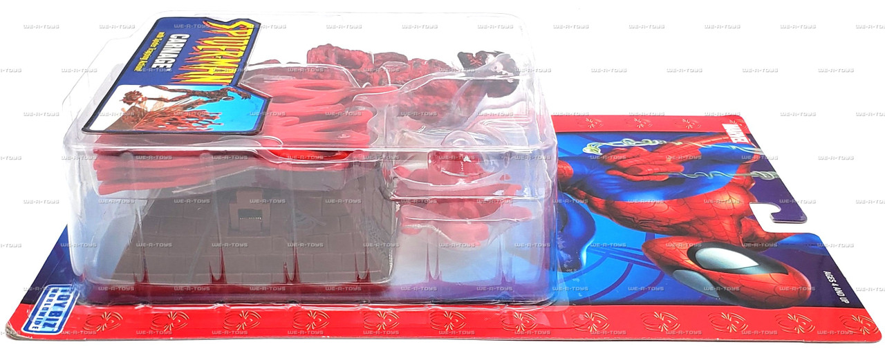 Marvel Spider-Man Carnage w/ Spider Trapping Action Figure 2004