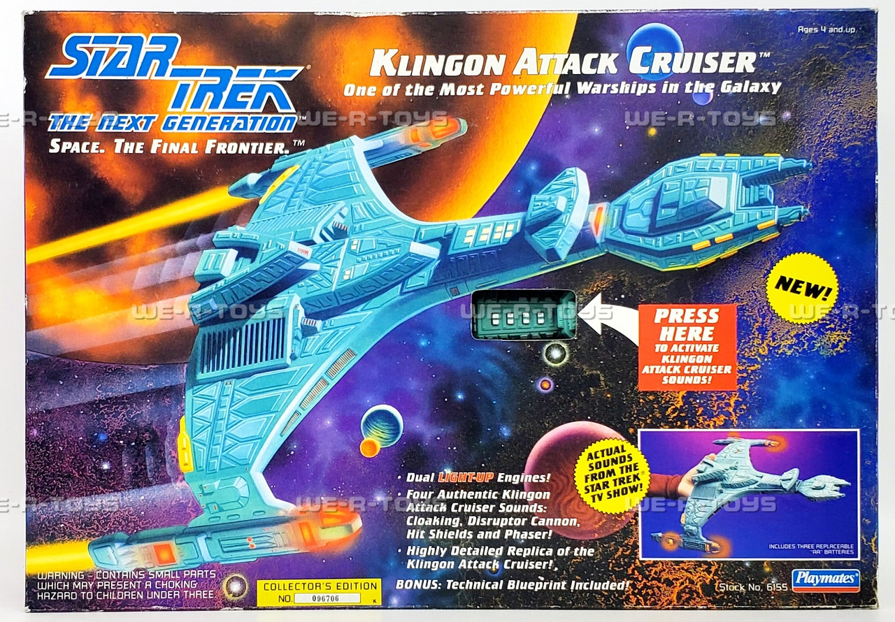 Star Trek the Next Generation Klingon Attack Cruiser Vehicle 1993