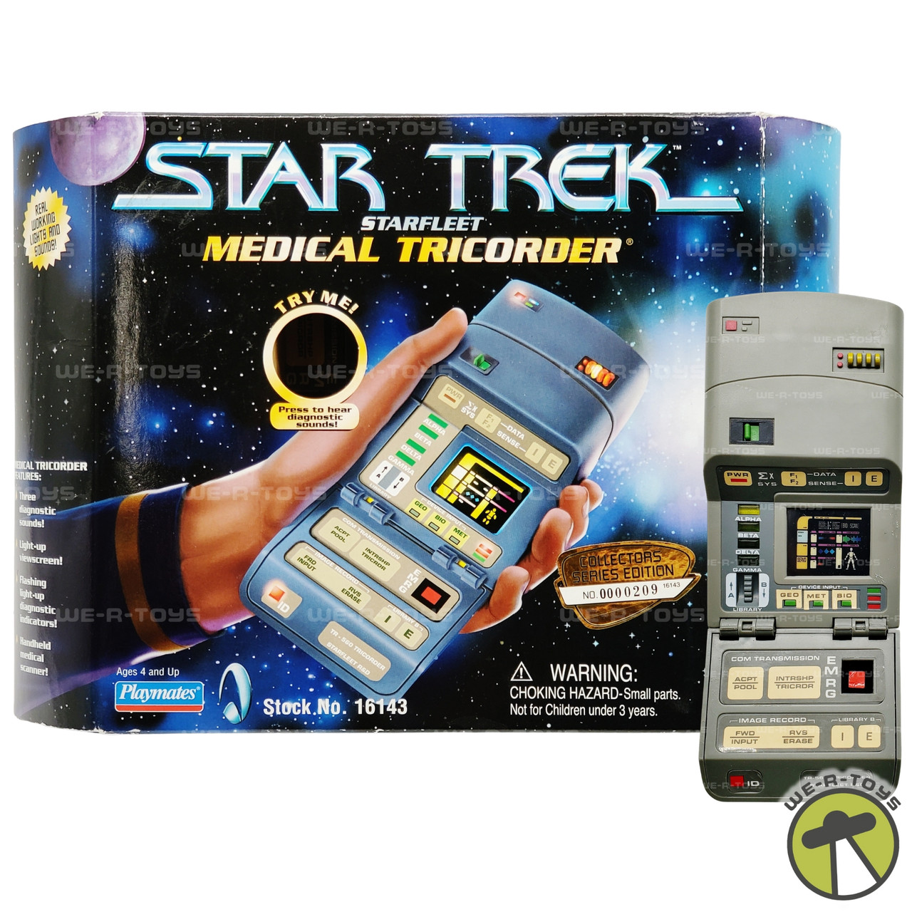 Star Trek Starfleet Medical Tricorder Collectors Series Edition