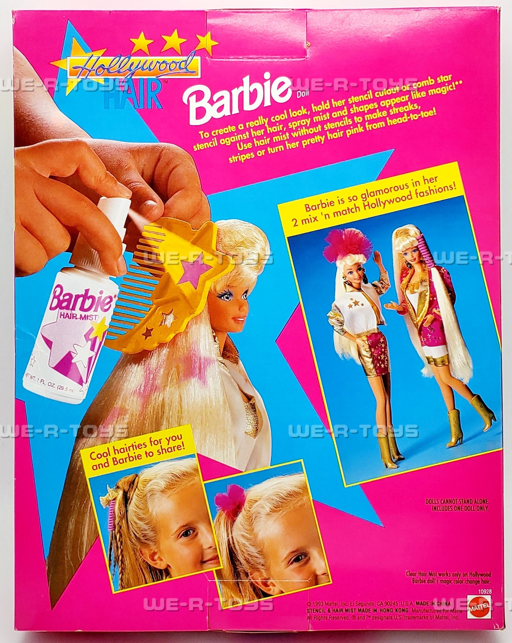 Barbie フィギュア 5体セット Barbie Hollywood Hair Deluxe Doll Playset 1993 Mattel 10928 - We-R