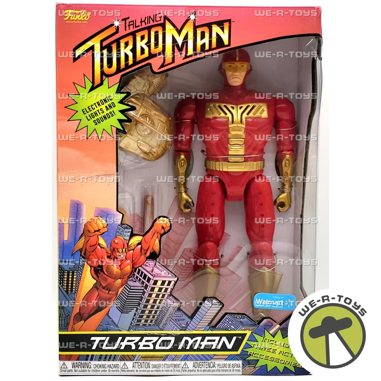Jingle All the Way Talking Turbo Man Action Figure Deluxe Edition