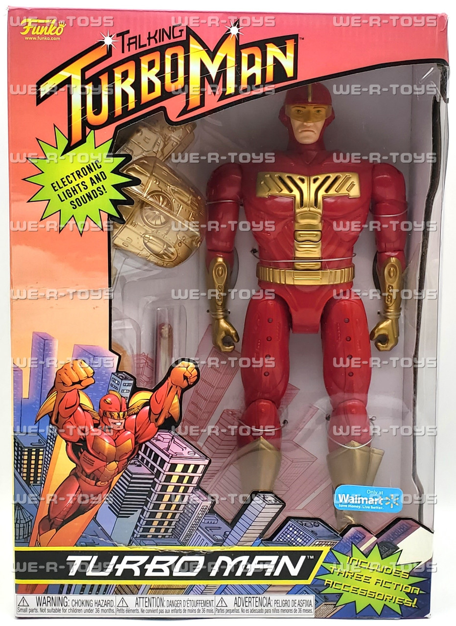 Jingle All the Way Talking Turbo Man Action Figure Deluxe Edition