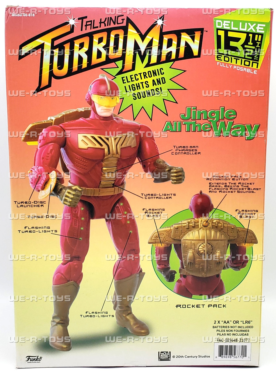Jingle All the Way Talking Turbo Man Action Figure Deluxe