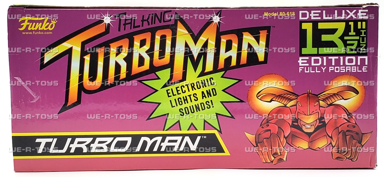 Jingle All the Way Talking Turbo Man Action Figure Deluxe Edition