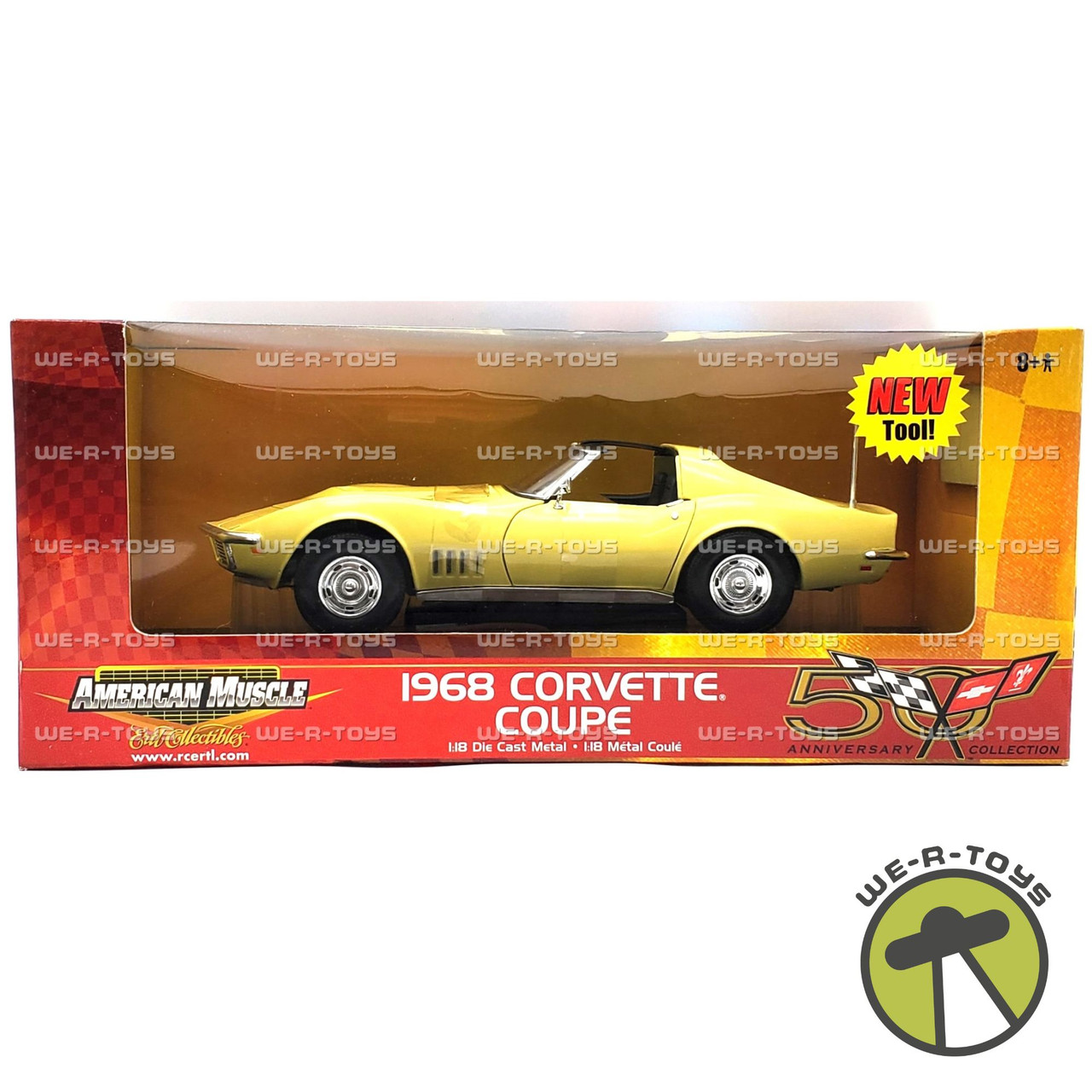 American Muscle 1968 Corvette Coupe Vehicle 2002 Ertl Collectibles
