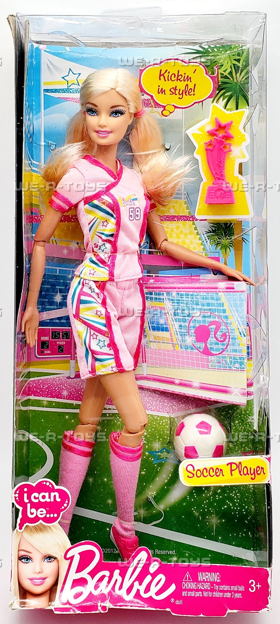 Barbie I Can Be Team Soccer Champion Doll 2012 Mattel X9082