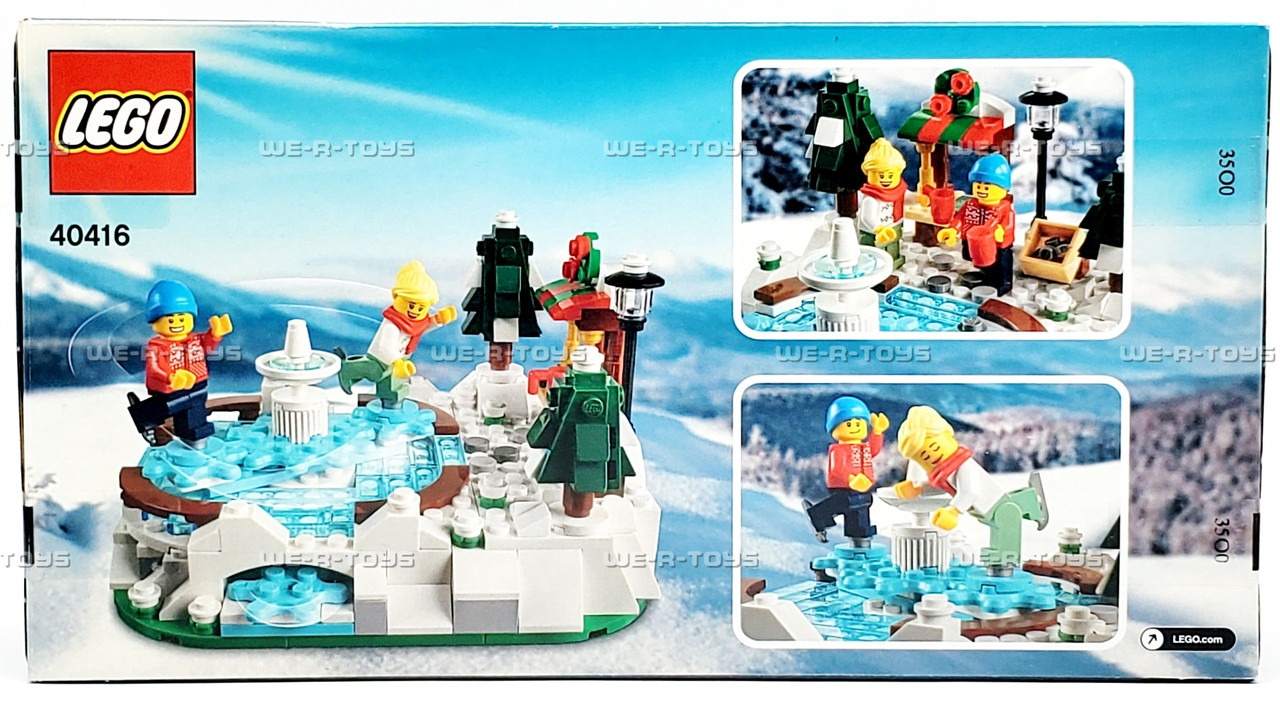 Toy Lego Skating Rink LEGO Ice Skating Rink 304 Piece Building Set