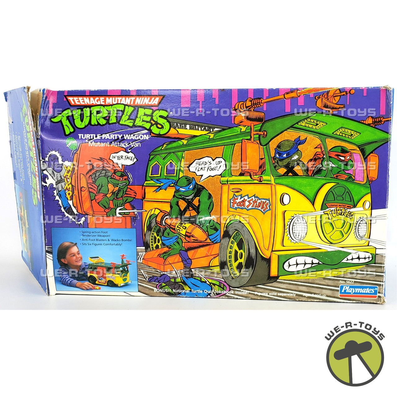 TMNT Turtle Party Wagon Mutant Attack Van 1989 Playmates Toys