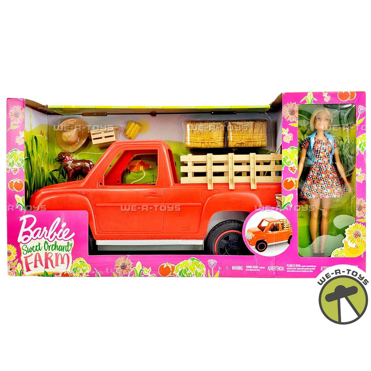 Barbie Sweet Orchard Farm Truck and Doll 2018 Mattel GFF52 We-R-Toys
