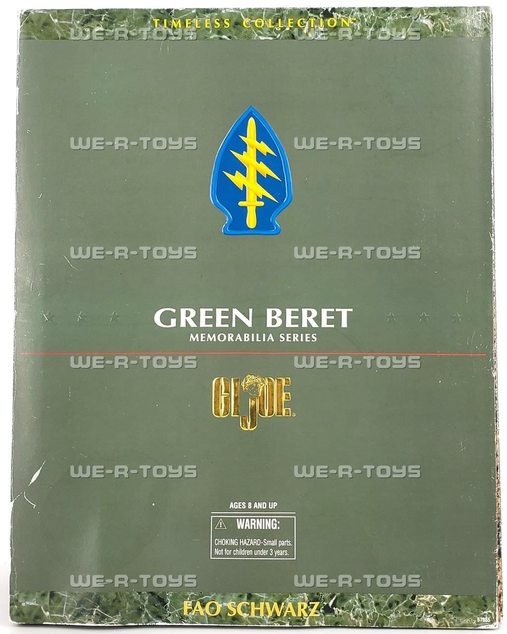 GIジョータイムレスコレクション グリーンベレー フィギュア GREEN BERET memorabilia series G.I. Joe Timeless Collection FAO Schwarz Green Beret