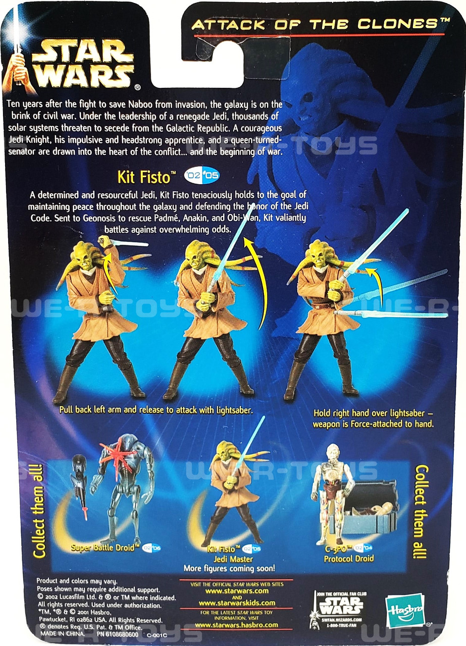Star Wars Episode II Attack of the Clones Kit Fisto Jedi Master