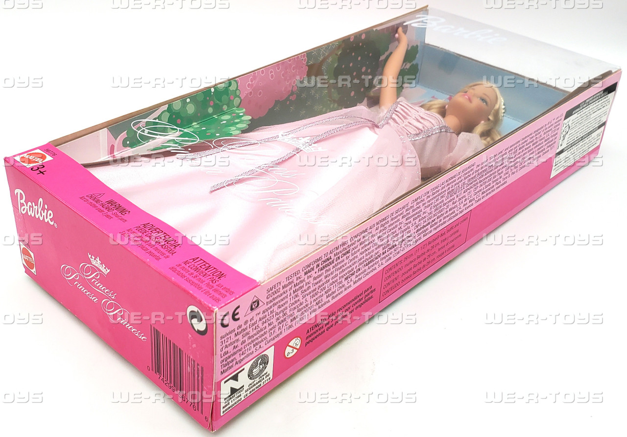 Barbie Princess Princesa Princesse Doll 2002 Mattel #56776