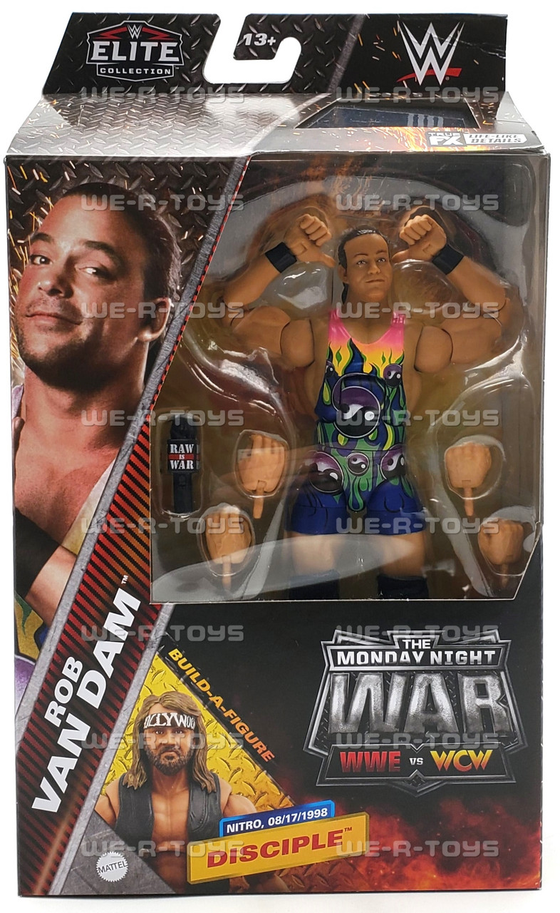 WWE vs WCW Elite Colection Monday Night War Rob Van Dam Figure