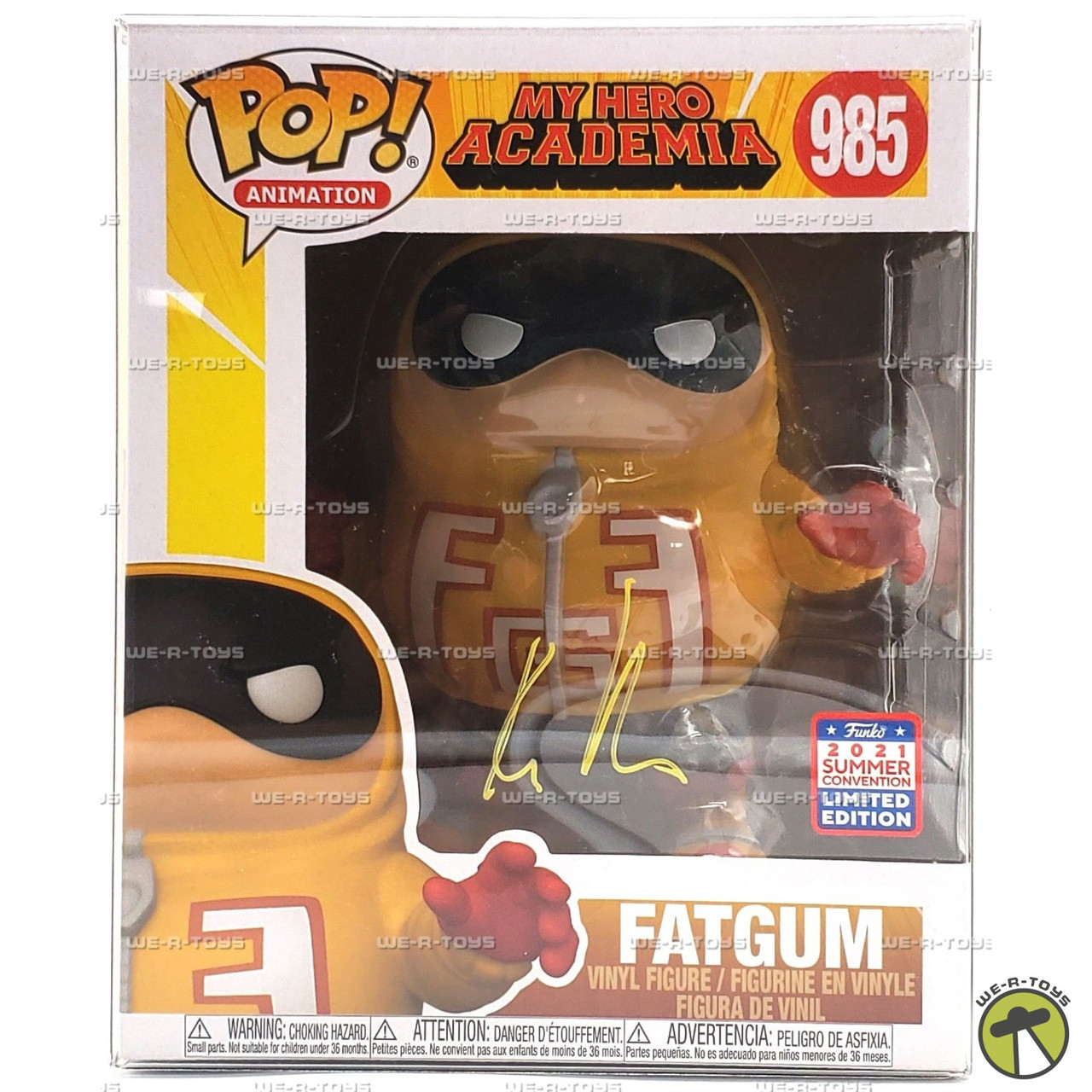集英社 - 激レア夏コミコン2021限定FUNKO POP!  ヒロアカ　ファットガム Funko Pop SDCC 2021 My Hero Academia : FATGUM #985 Vinyl