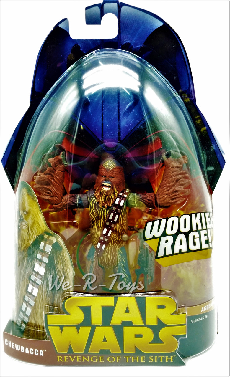 Star Wars Revenge of the Sith Wookiee Rage Chewbacca Action Figure