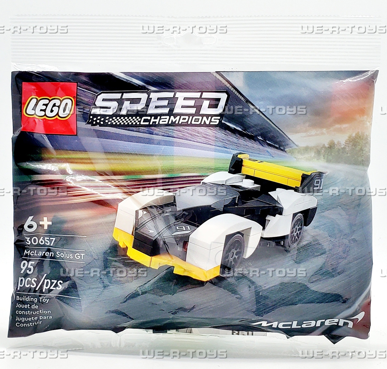 LEGO Speed Champions McLaren Solus GT 95 Piece Building Set 30657