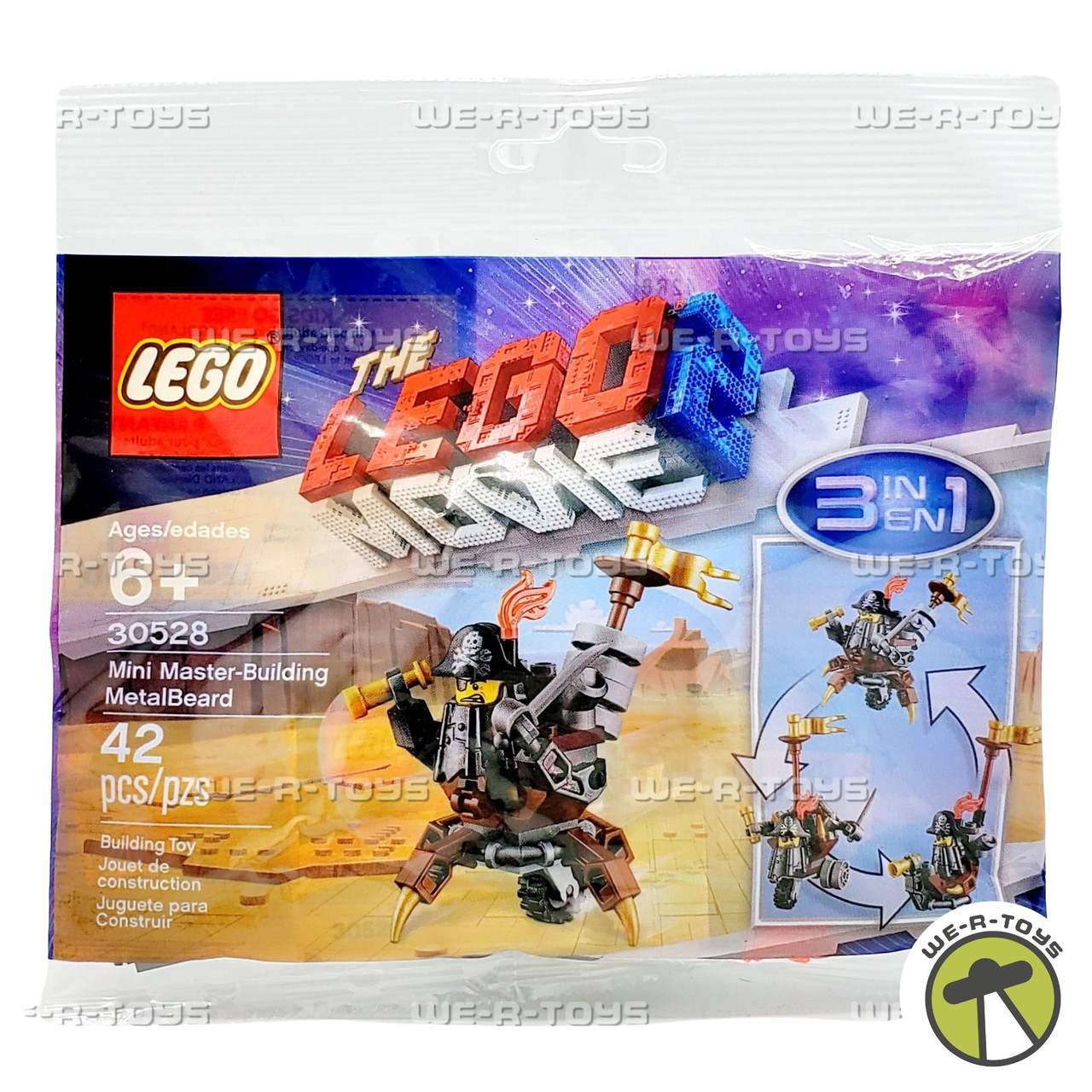 LEGO The LEGO Movie 2 Mini Master Building MetalBeard 42 Pc