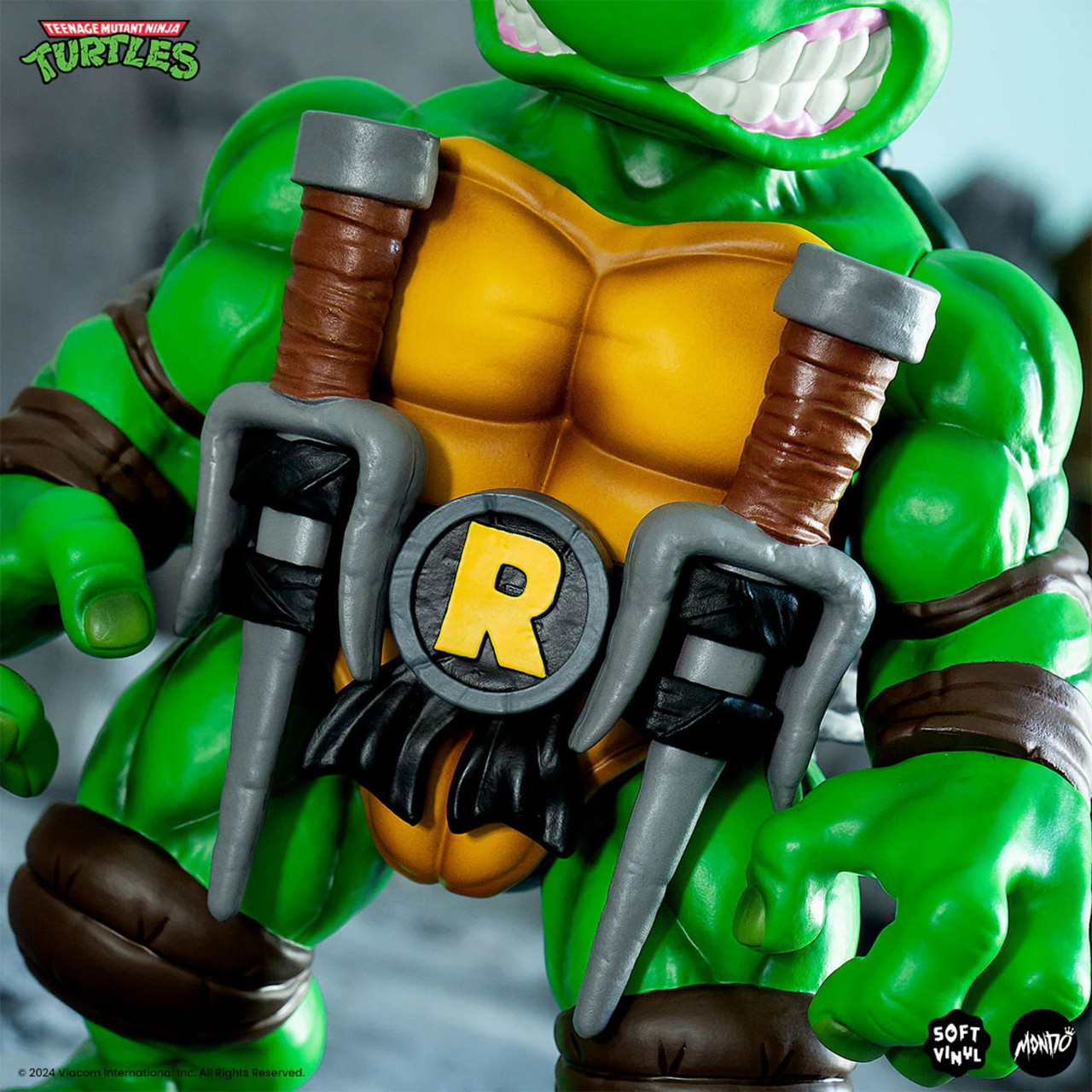 TMNT Raphael 8 Inch Soft Vinyl Action Figure Mondo - We-R-Toys