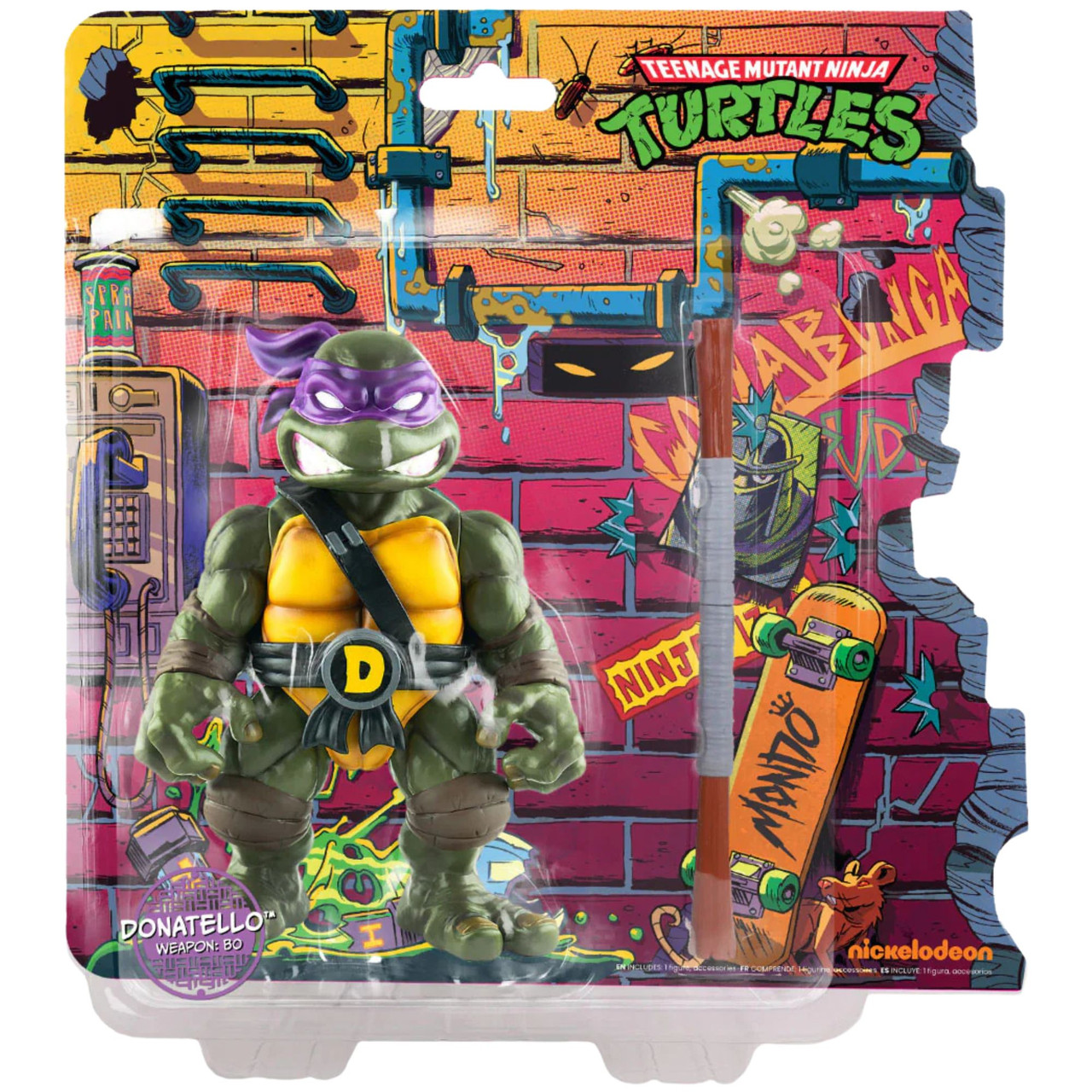 TMNT Donatello 8 Inch Soft Vinyl Action Figure Mondo - We-R-Toys