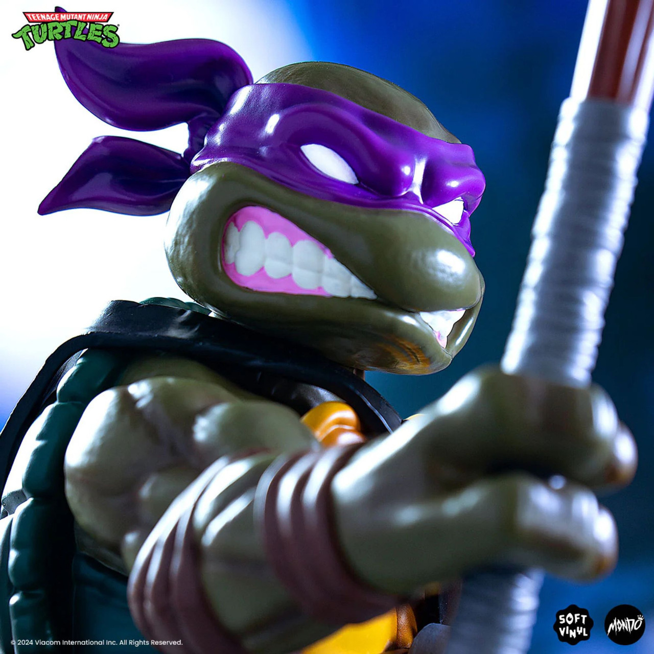 TMNT Donatello 8 Inch Soft Vinyl Action Figure Mondo - We-R-Toys