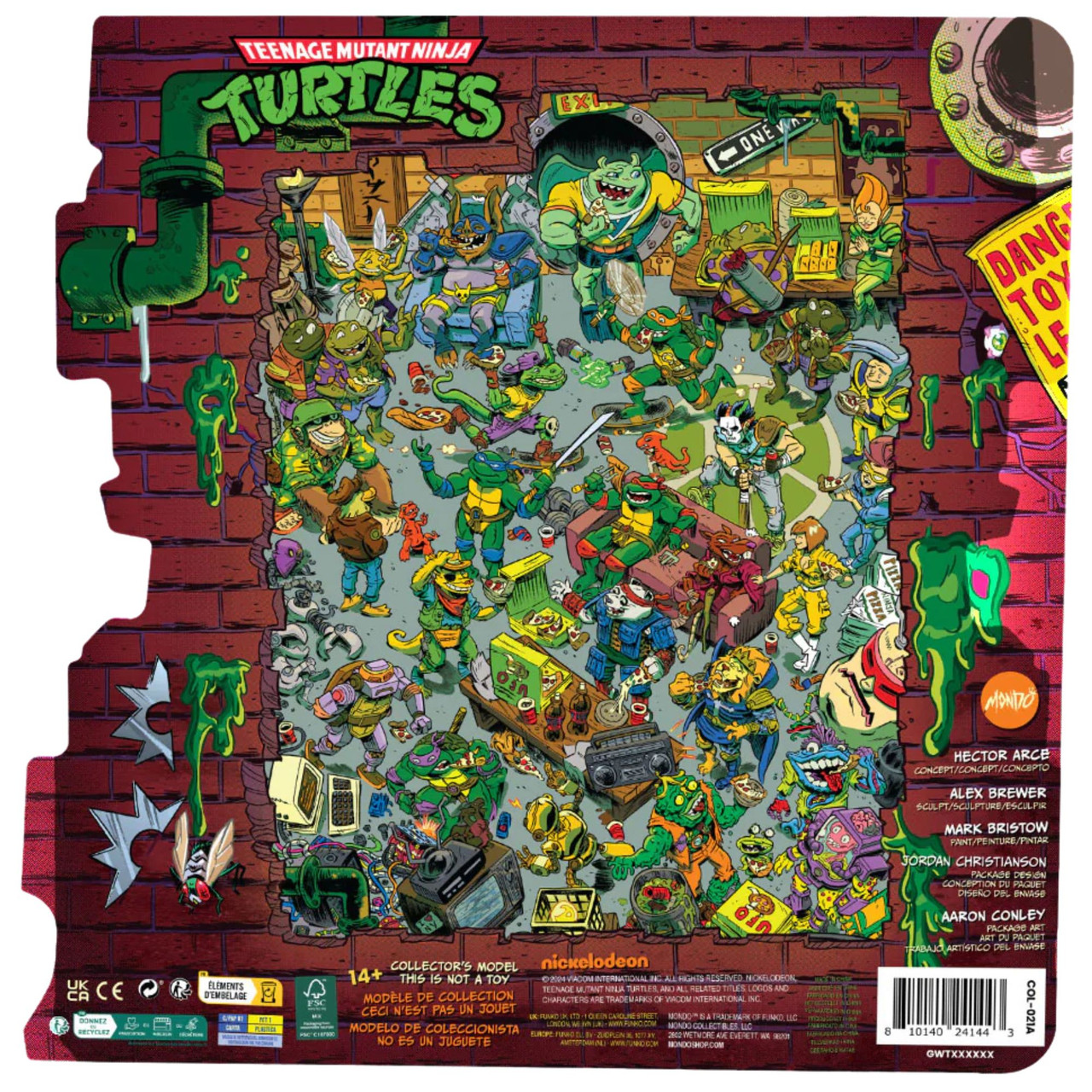 TMNT Donatello 8 Inch Soft Vinyl Action Figure Mondo - We-R-Toys