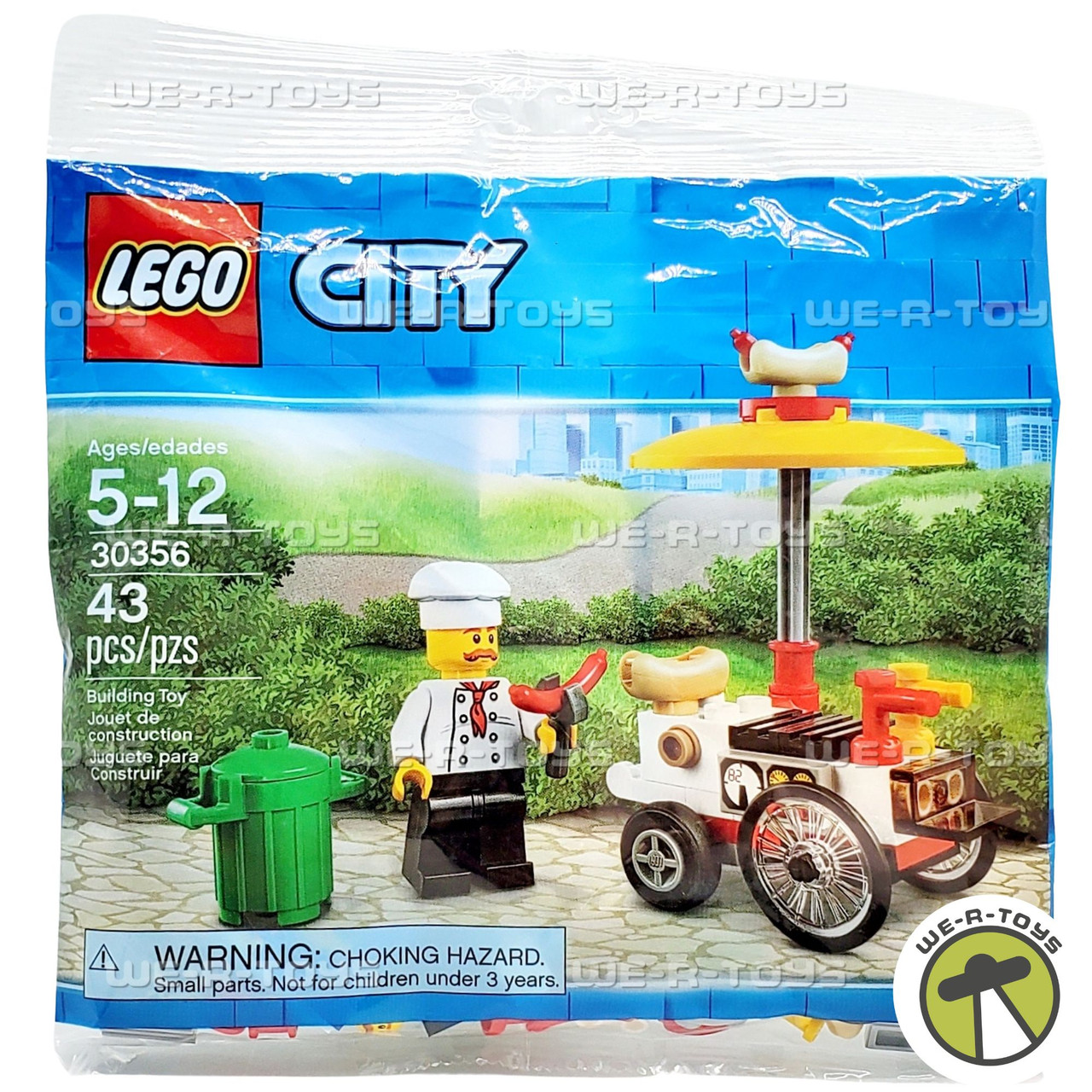 Dog Cart Hot Dog Lego Set Genuine LEGO® Hot Dog Food Stand Cart