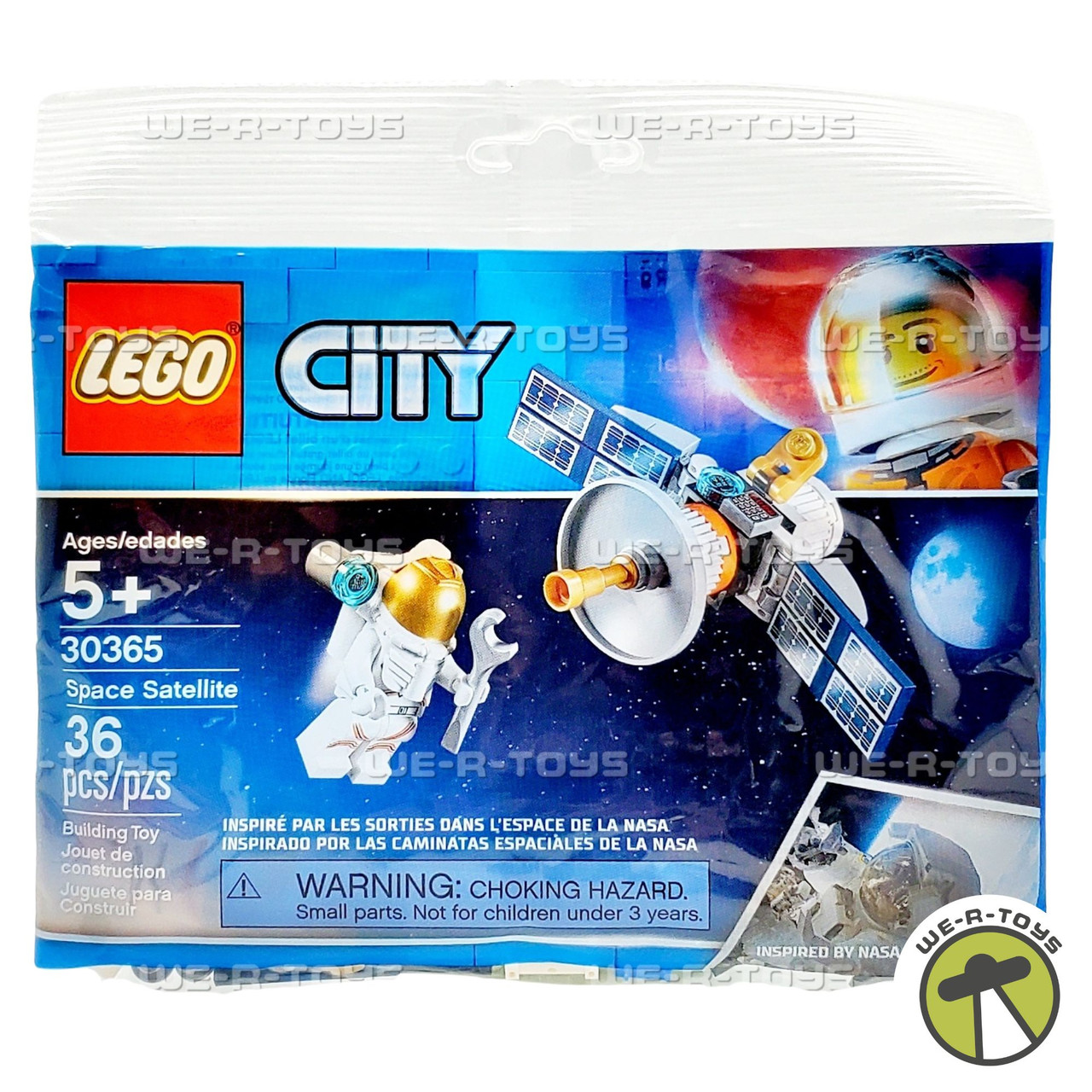 LEGO Astronaut with Space Satellite 36 Piece Building Set 30365