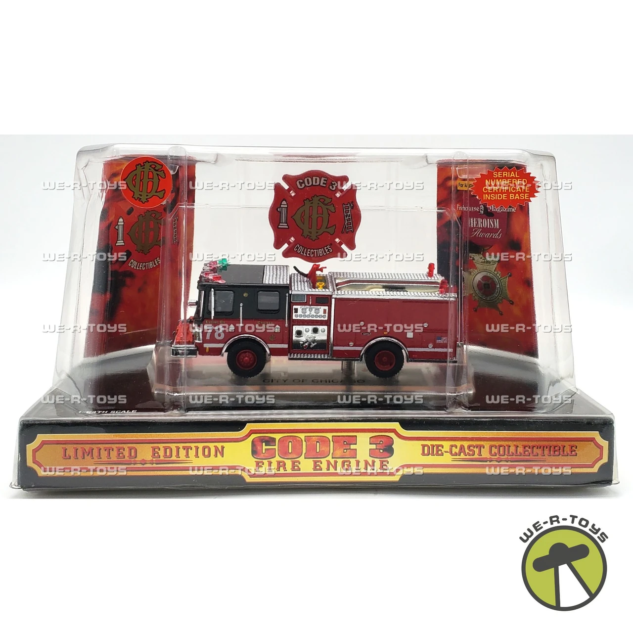 Code 3 Collectibles Chicago Fire Department Fire Engine Ltd Ed 