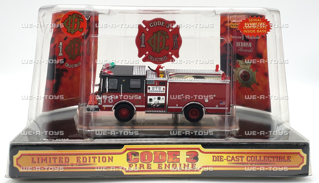 CODE3 コレクティブル 1/64 シカゴ ファイア デパートメント Pastime スペシャル ワールド ラフランス Pumper / ミニカー Code 3 Classics Chicago Fire Department Die Cast Fire Engine E64